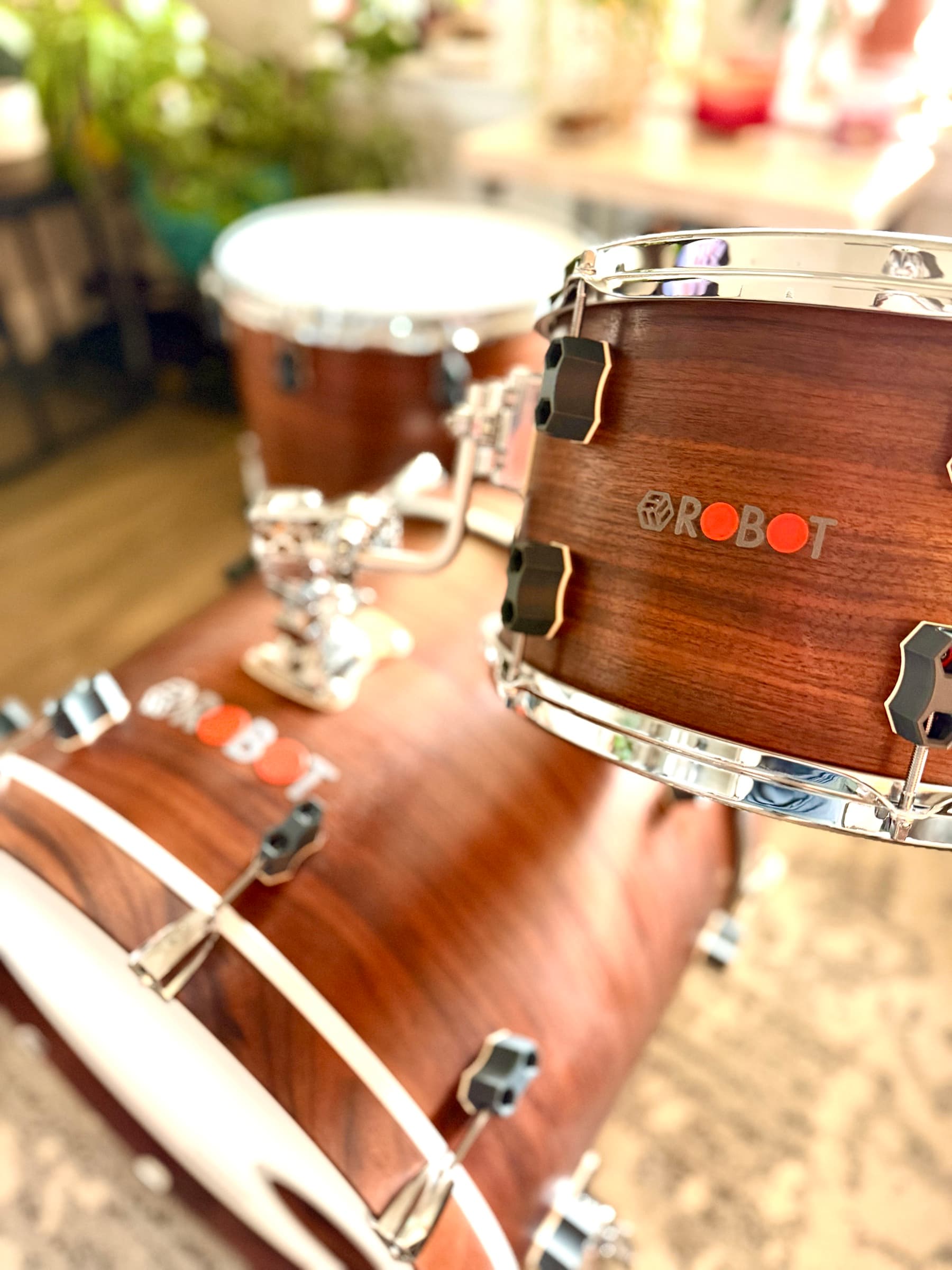 Limited build walnut shell pack showing natural grain and hardware details.